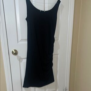 Sporty Black Sleeveless Dress